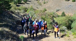 Sağlık için doğa yürüyüşü düzenlendi