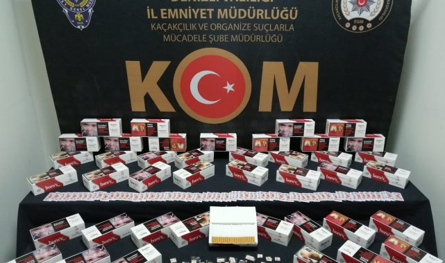 Sahte kargo aracında litrelerce kaçak akaryakıt bulundu