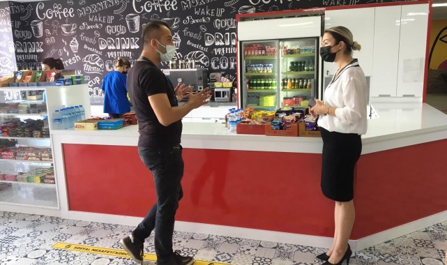 Salihli&#039;de kantinler denetlendi