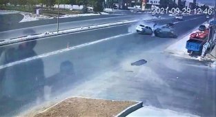 Şanlıurfa'da 6 kişinin yaralandığı kaza kamerada