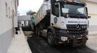 Serdivan'da okulların çevre düzenlemeleri gerçekleştiriliyor