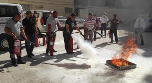 SGK personeline yangın eğitimi