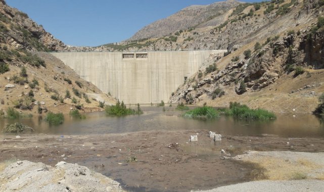 Şırnak Musatepe Barajında su tutuldu