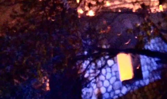 Sungurlu&#039;da köy camisinde yangın çıktı