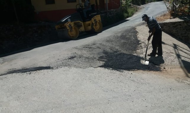 Taşatan grup yolunda bakım onarım çalışması