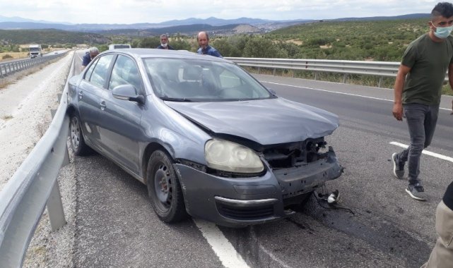 Tavşanlı&#039;da trafik kazası: 1 yaralı
