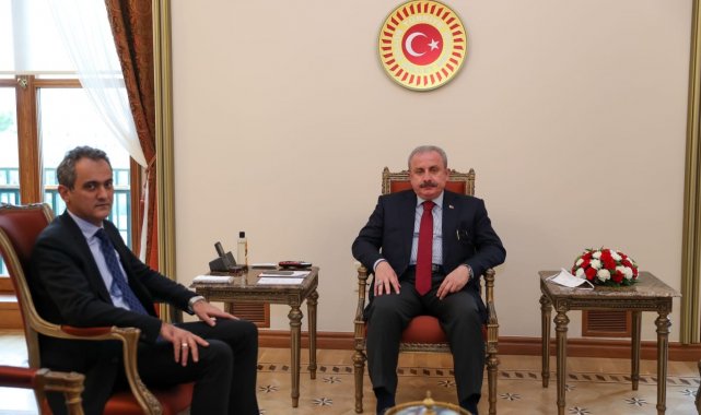 TBMM Başkanı Şentop, Milli Eğitim Bakanı Özer&#039;i ağırladı