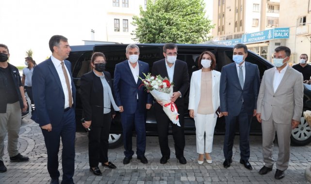 TBMM Plan ve Bütçe Komisyonu Başkanı Yılmaz&#039;dan Beyazgül&#039;e ziyaret