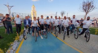 Tekirdağ'da bisiklet turu