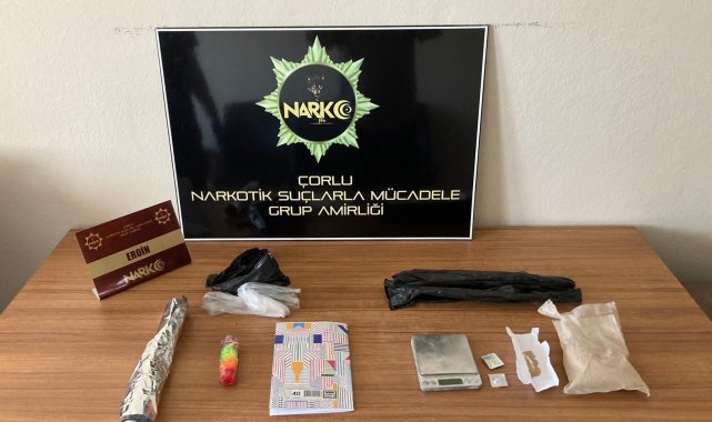 Tekirdağ&#039;da uyuşturucu operasyonu: 3 gözaltı