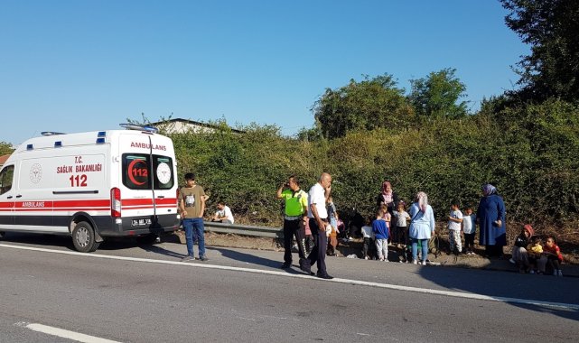 TEM&#039;de 7 aracın karıştığı zincirleme kaza: 10 yaralı