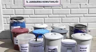 Tokat'ta 750 litre kaçak alkol ele geçirildi