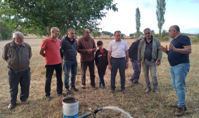 Tokat&#039;ta köylülerin su sevinci