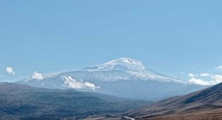 Türkiye'nin çatısına yağan kar, sis kalkınca ortaya çıktı