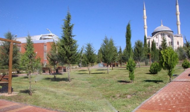 üniversiteye yeni parklar oluşturuldu