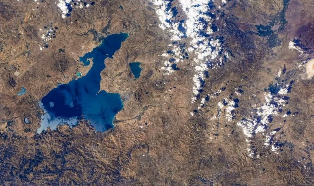 Van Gölü&#039;ne NASA&#039;dan sonra CMSA astronotu ilgi gösterdi