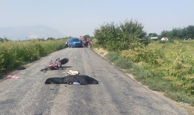 Yaşlı adam motosiklet kazasında hayatını kaybetti