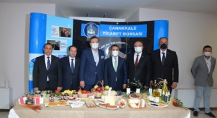 TOBB başkanı Rifat Hisarcıklıoğlu, Çanakkale Ticaret Borsasında