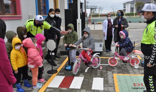 Biga’da Trafik Eğitim Pisti açıldı
