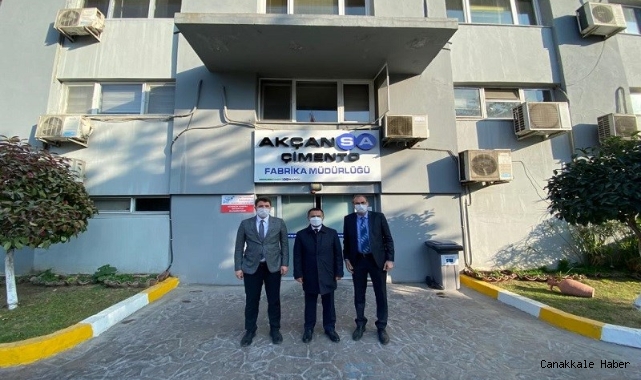 Vali Aktaş’tan Akçansa’ya ziyaret