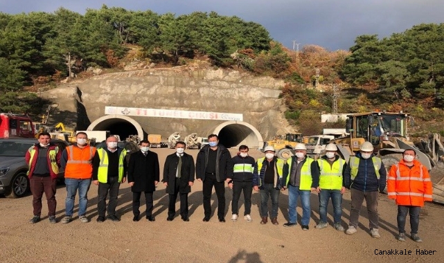Ayvacık-Küçükkuyu tünellerinde çalışmalar bitmek üzere