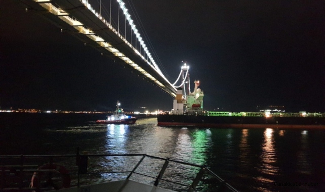 Çanakkale Boğazı'nda arızalandı