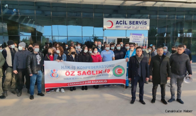 Esen; “Bizleri sağlık çalışanı olarak görmeyen anlayışı kabul etmiyoruz”