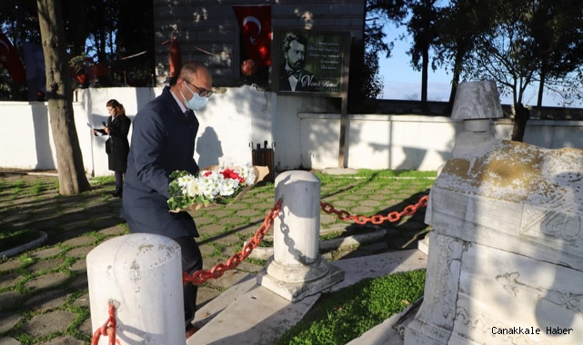 Namık Kemal dualarla anıldı