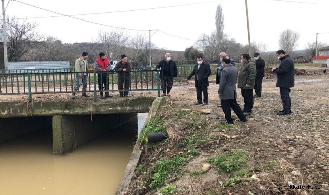 Vali Aktaş, Biga’da incelemelerde bulundu