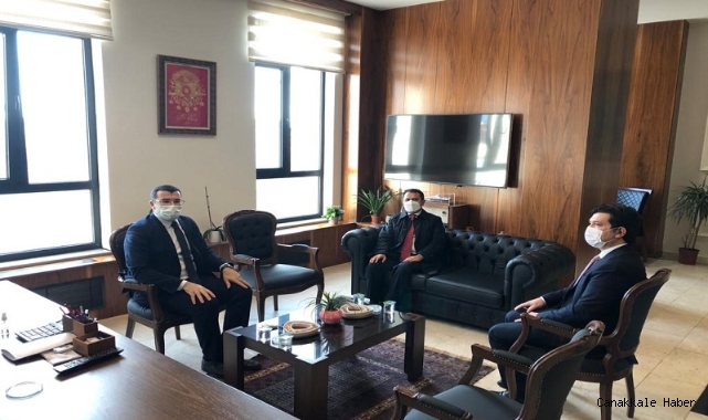 Vali Aktaş’tan Kaymakam Çiftçiler’e ziyaret