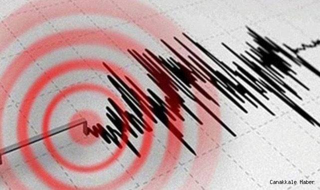 Deprem Çanakkale’de de hissedildi 
