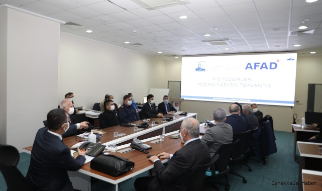 Kış tedbirleri masaya yatırıldı