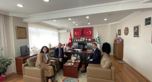 Aktaş’tan Gümüşçay Belediyesi’ne ziyaret