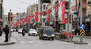 Çanakkale Türk Bayrakları ile donatıldı