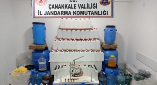 Jandarmadan sahte içki operasyonu