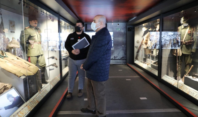 Mobil Müze Mardin&#039;de ziyaretçilerini ağırladı