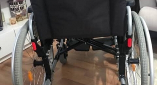Tekerlekli sandalyeyi çalan şahıs yakalandı