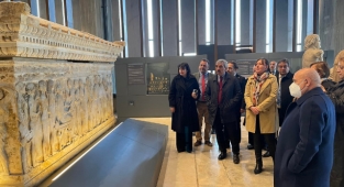 Troya Müzesi’ni incelediler