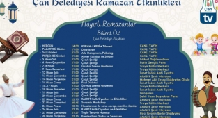 Çan’da Ramazan ayı etkinlikleri