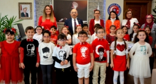 ÇOMÜ’ye 23 Nisan ziyareti