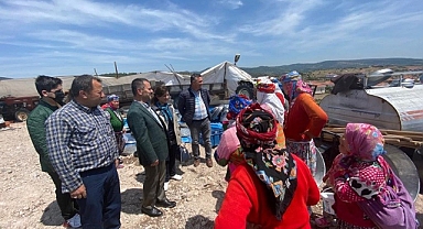 Yukarıköy de hayır yemeği