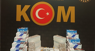Çanakkale'de kaçak sigara operasyonu