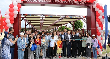 Çocuk Hakları Sokağı açıldı