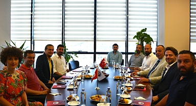 İnşaat Mühendisleri Odası'ndan ÇTSO'ya ziyaret