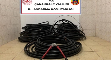 Kablo hırsızları gözaltına alındı
