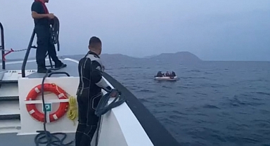 10 düzensiz göçmen kurtarıldı