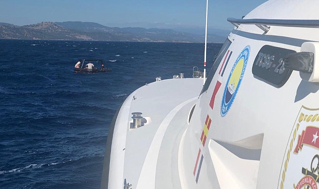 13 düzensiz göçmen kurtarıldı