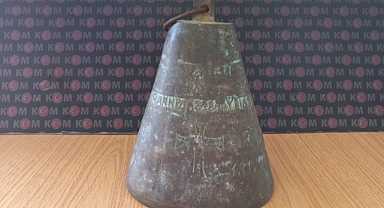 200 yıllık kilise çanı ele geçirildi