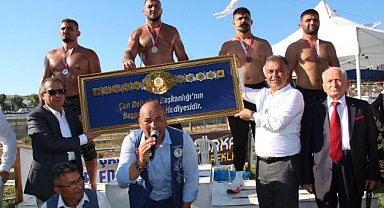 Çan'da başpehlivan Serttürk oldu