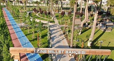 Ezine Millet Bahçesi hizmete açılıyor